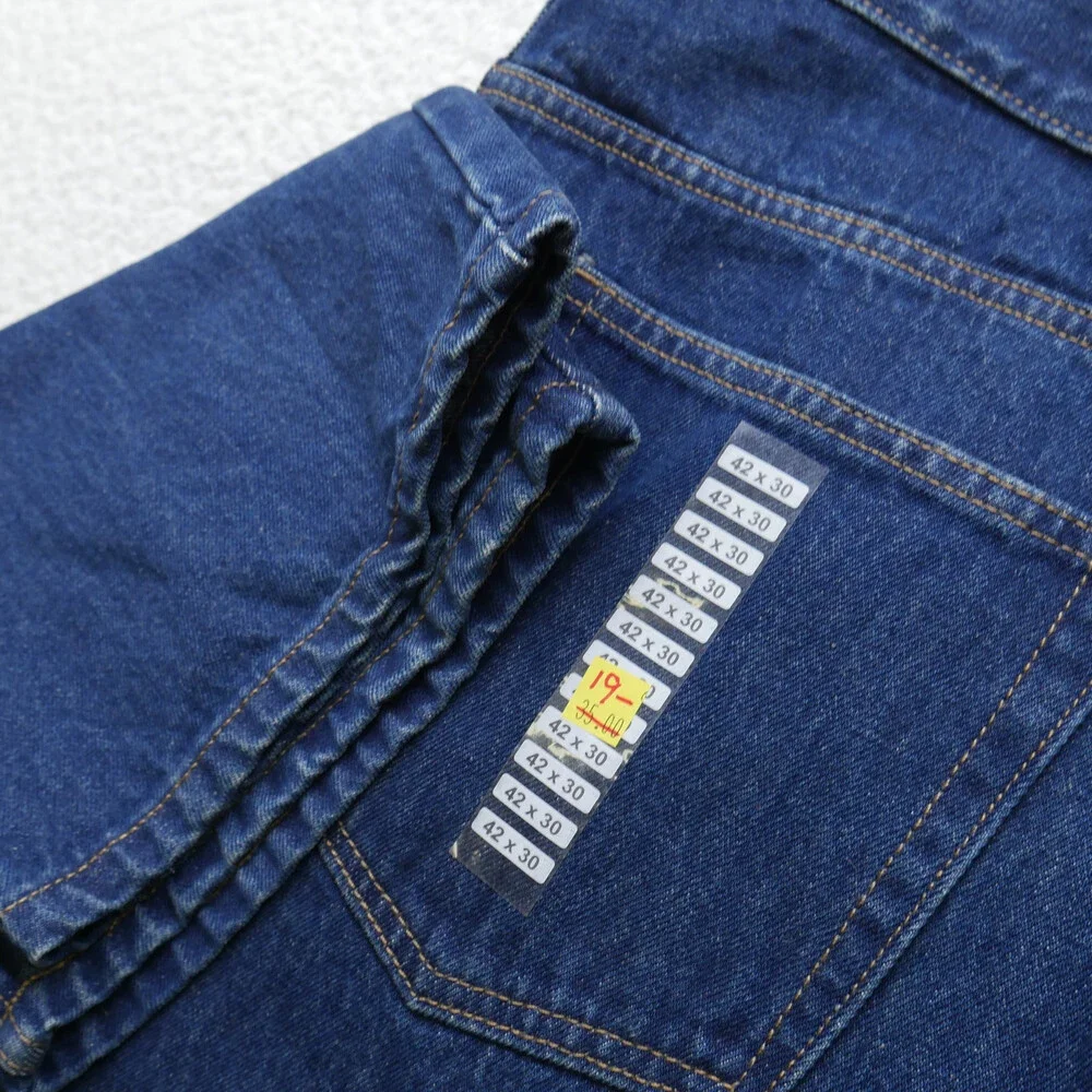 North Canyon Traders Jeans Mens 42x30 Blue Denim Straight Leg Classic Fit